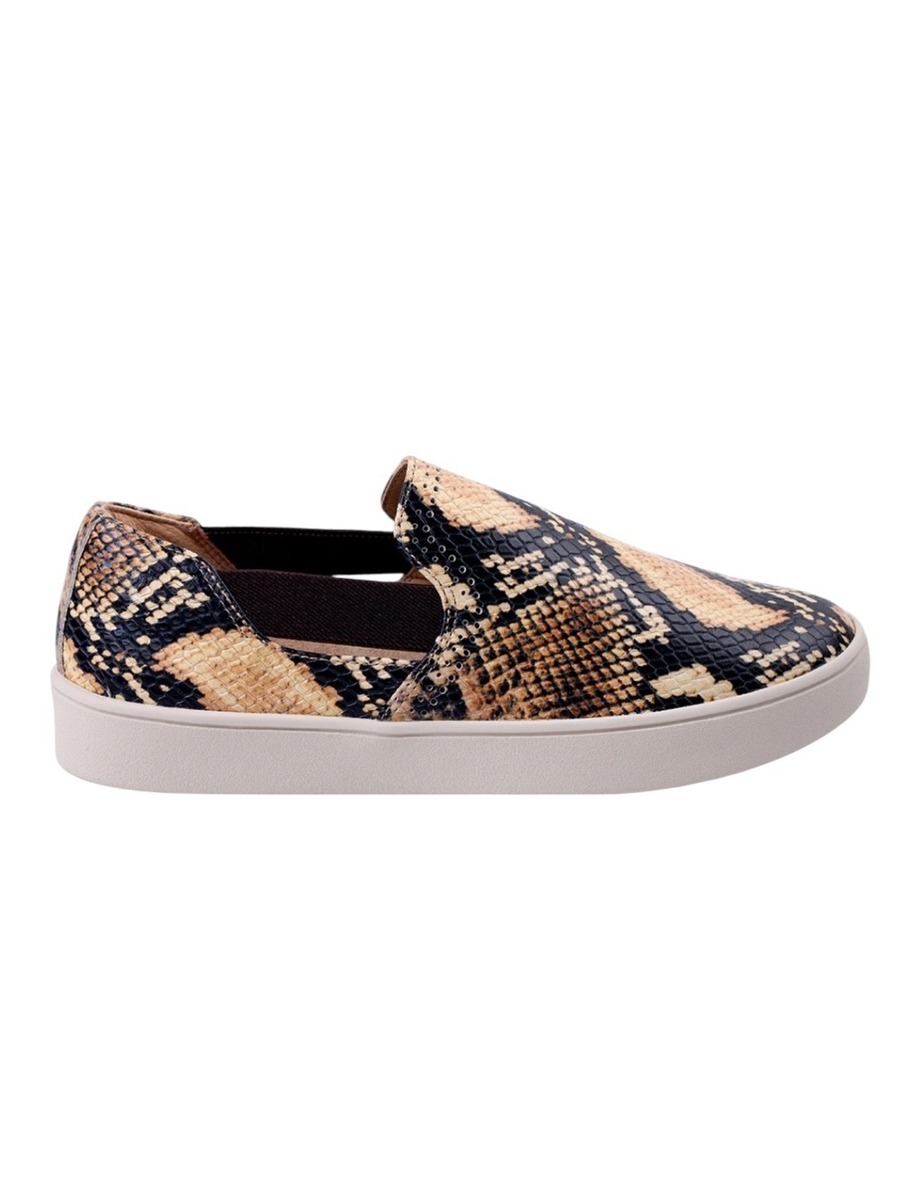 Waco Spenco Snake Skin Parker Slip on Sz 11D Wide New